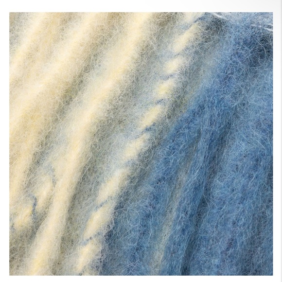 ACNE STUDIOS Large Check Scarf - Light Blue/White - New + *INCREDIBLE* - Picture 3 of 5
